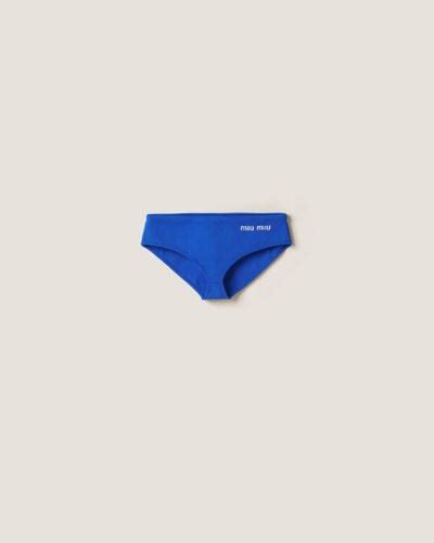 miu miu bathing suits|Indigo Blue Swimsuit .